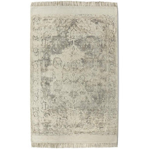 Vintage Fringe Rug Mocha/Oyster 1
