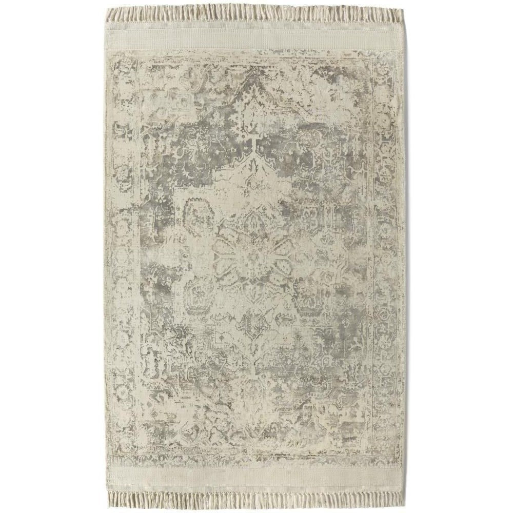 Vintage Fringe Rug Mocha/Oyster 1